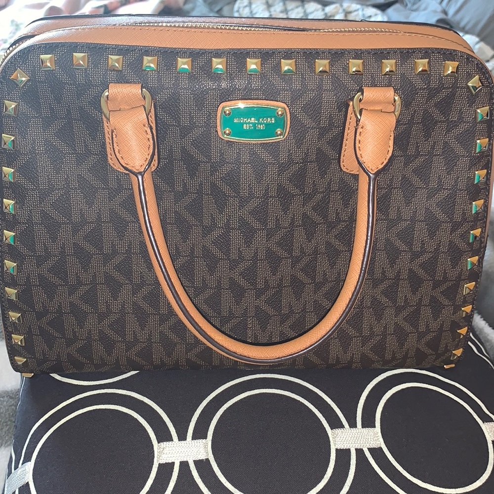 Micheal Kor studded bag